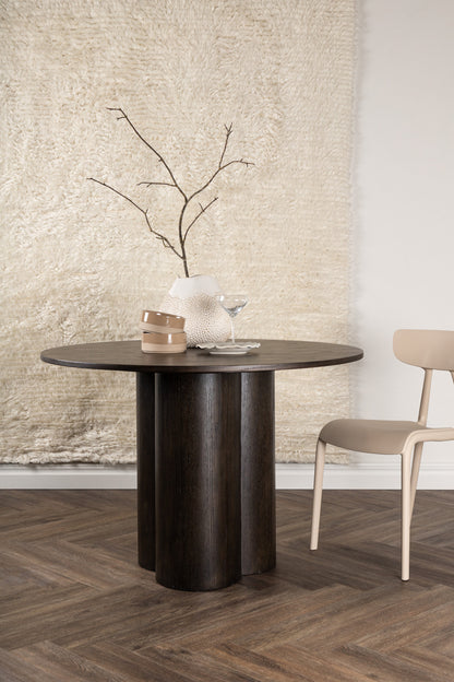 Olivia rundt spisebord - Ø110 cm - mokka - billede 17