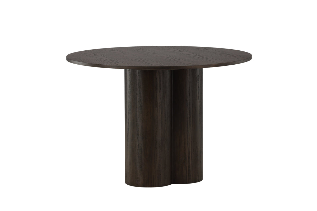 Olivia rundt spisebord - Ø110 cm - mokka - billede 4