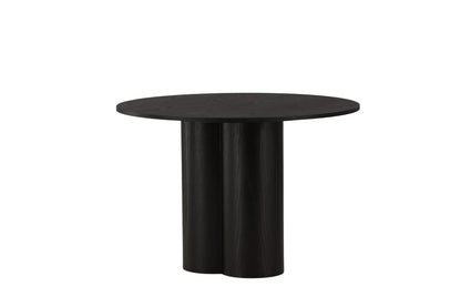 Olivia rundt spisebord - Ø110 cm - sort - billede 1