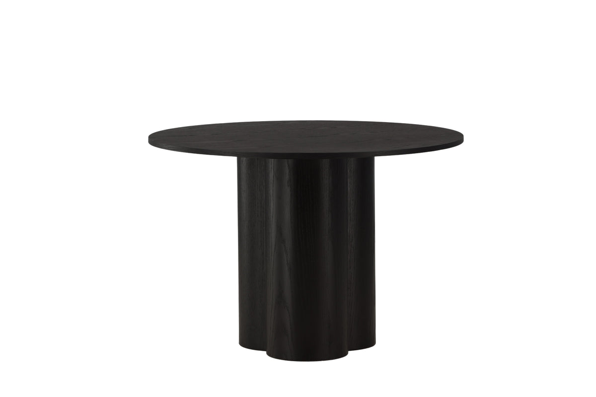 Olivia rundt spisebord - Ø110 cm - sort - billede 2