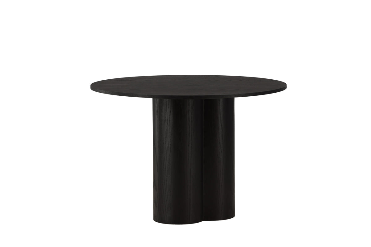 Olivia rundt spisebord - Ø110 cm - sort - billede 3