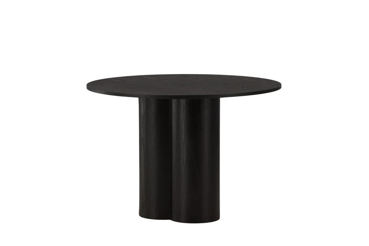 Olivia rundt spisebord - Ø110 cm - sort - billede 5
