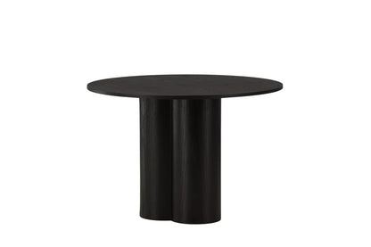 Olivia rundt spisebord - Ø110 cm - sort - billede 5