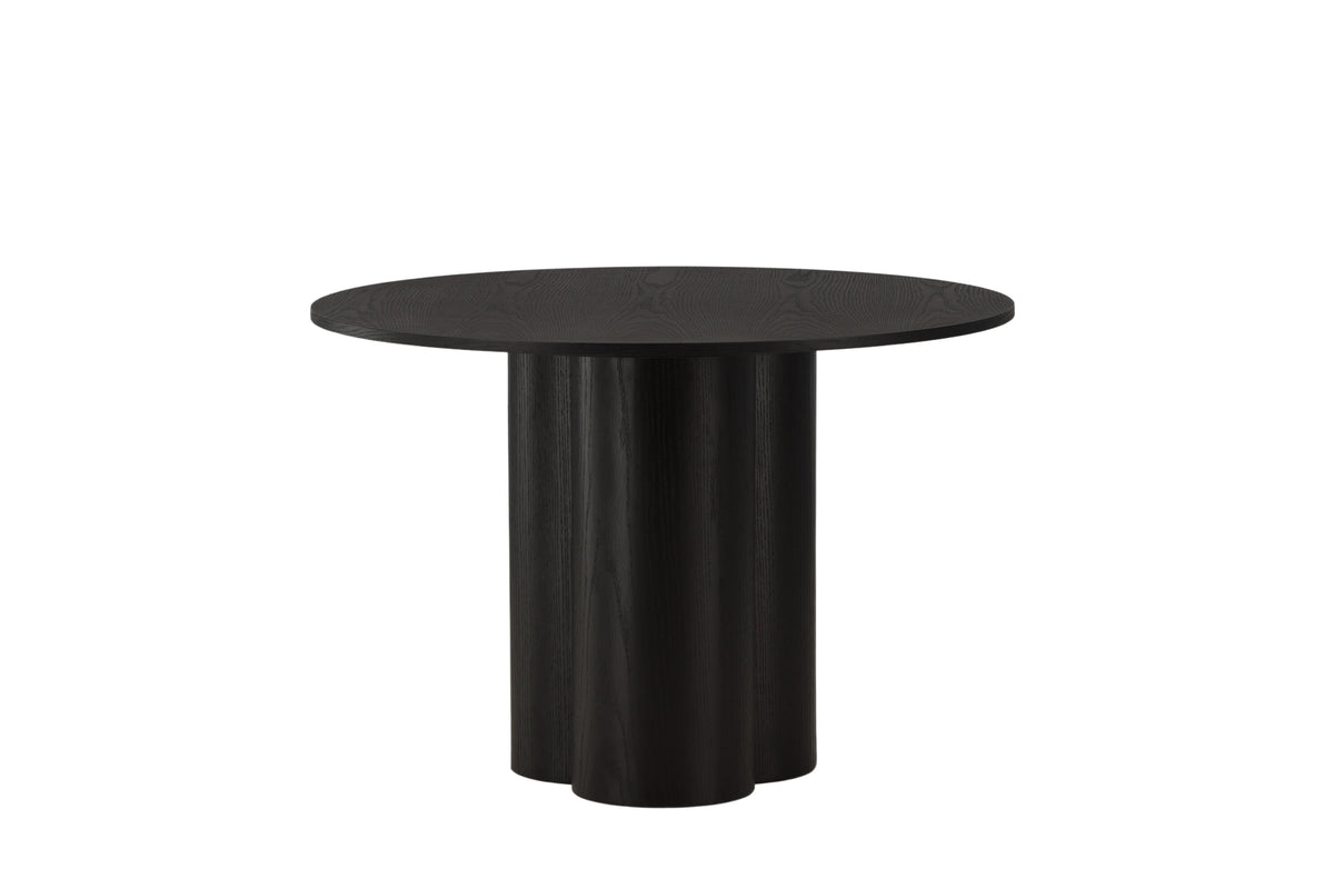 Olivia rundt spisebord - Ø110 cm - sort - billede 6