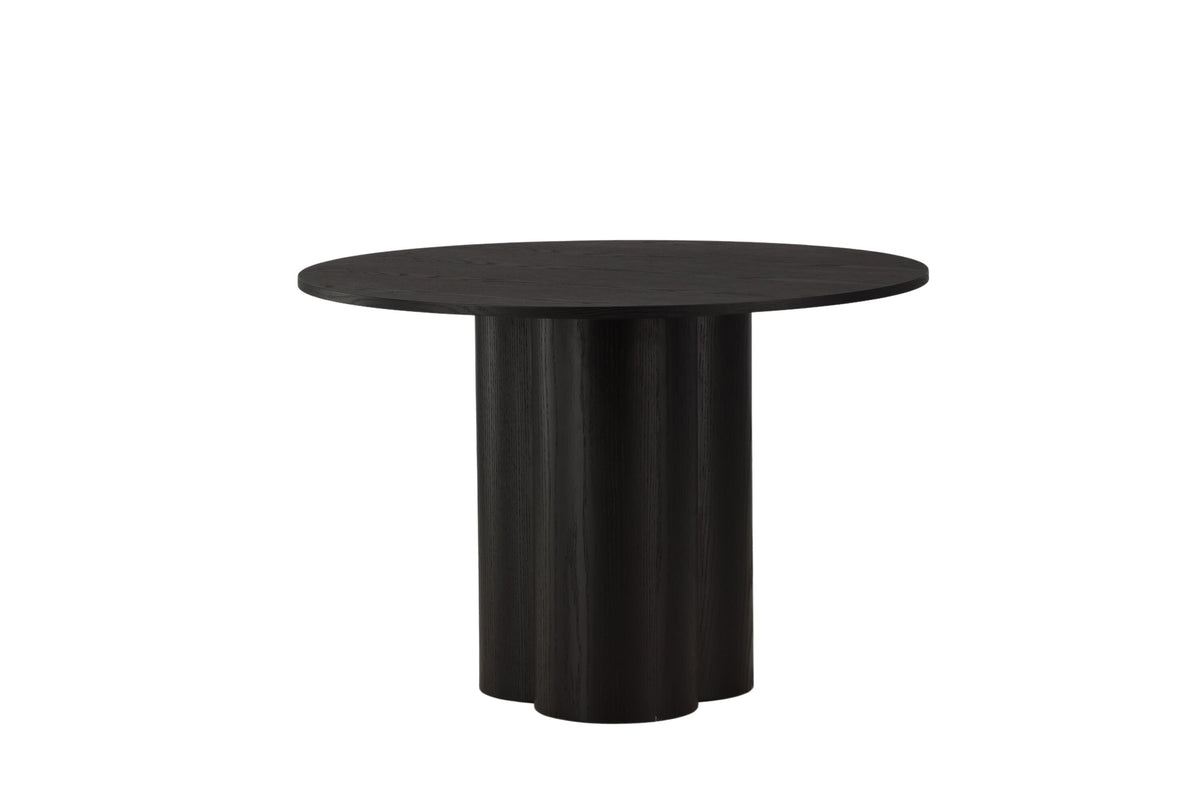 Olivia rundt spisebord - Ø110 cm - sort - billede 10