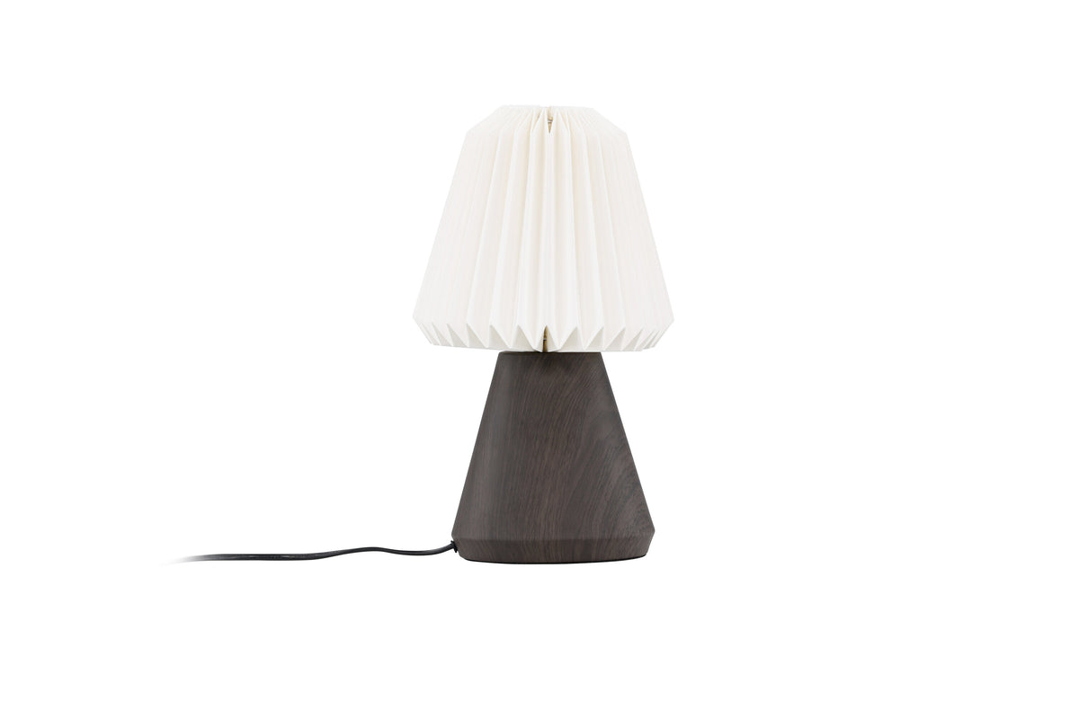 Fjällen bordlampe - Ø20 cm - valnøddefarvet, hvid - billede 10