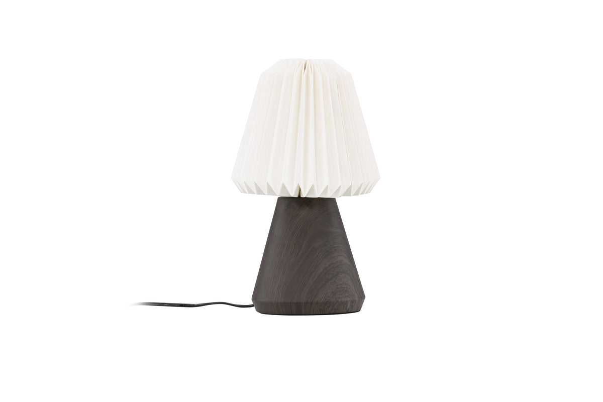 Fjällen bordlampe - Ø20 cm - valnøddefarvet, hvid - billede 11