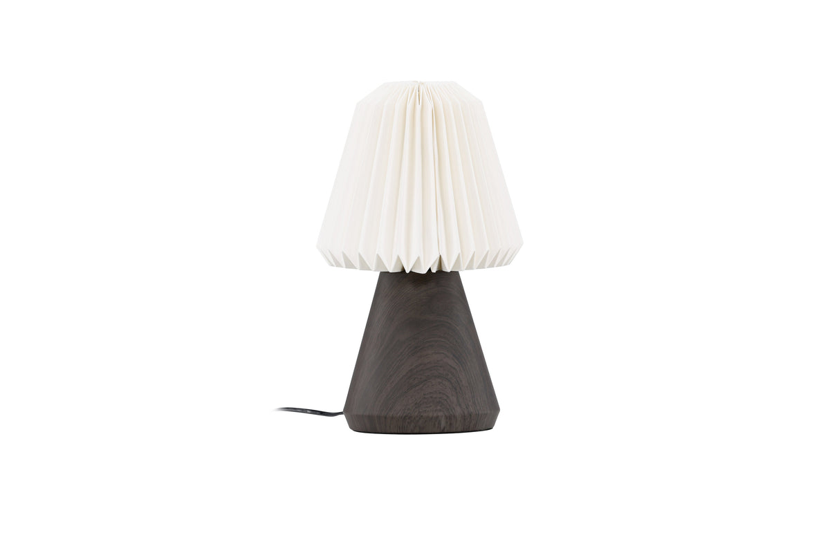Fjällen bordlampe - Ø20 cm - valnøddefarvet, hvid - billede 12