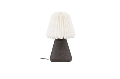 Fjällen bordlampe - Ø20 cm - valnøddefarvet, hvid - billede 12
