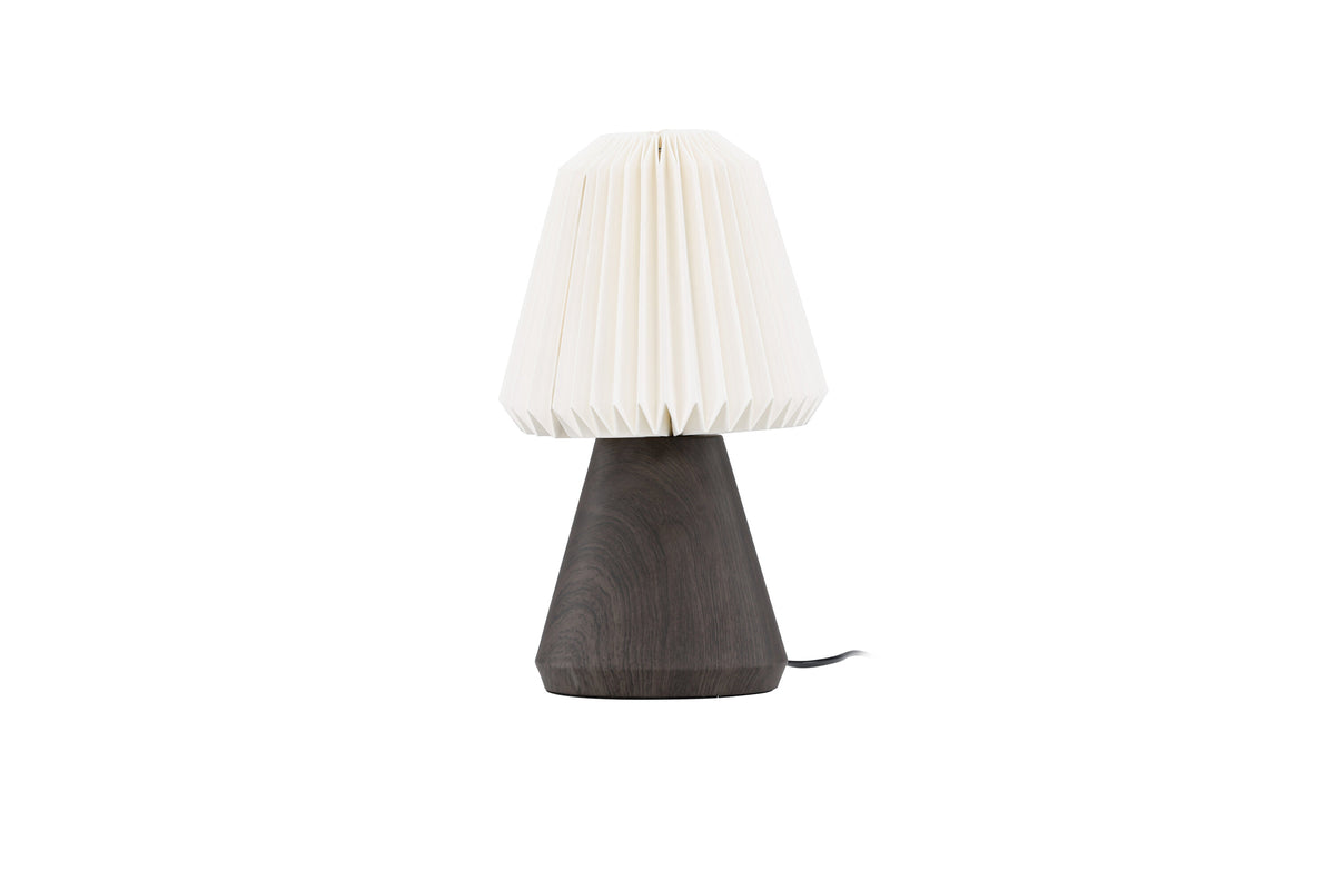 Fjällen bordlampe - Ø20 cm - valnøddefarvet, hvid - billede 2