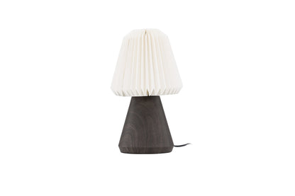 Fjällen bordlampe - Ø20 cm - valnøddefarvet, hvid - billede 2