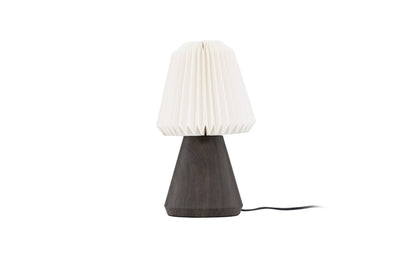 Fjällen bordlampe - Ø20 cm - valnøddefarvet, hvid - billede 3