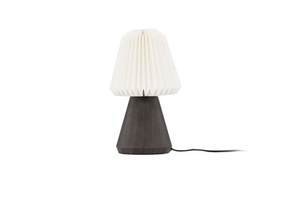 Fjällen bordlampe - Ø20 cm - valnøddefarvet, hvid - billede 4