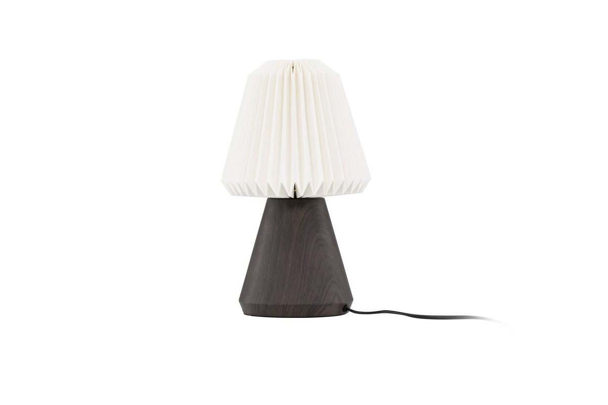 Fjällen bordlampe - Ø20 cm - valnøddefarvet, hvid - billede 5