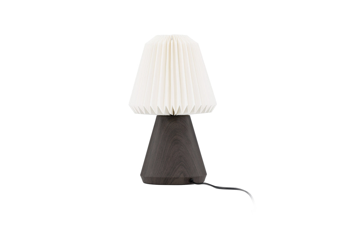 Fjällen bordlampe - Ø20 cm - valnøddefarvet, hvid - billede 6