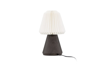 Fjällen bordlampe - Ø20 cm - valnøddefarvet, hvid - billede 6