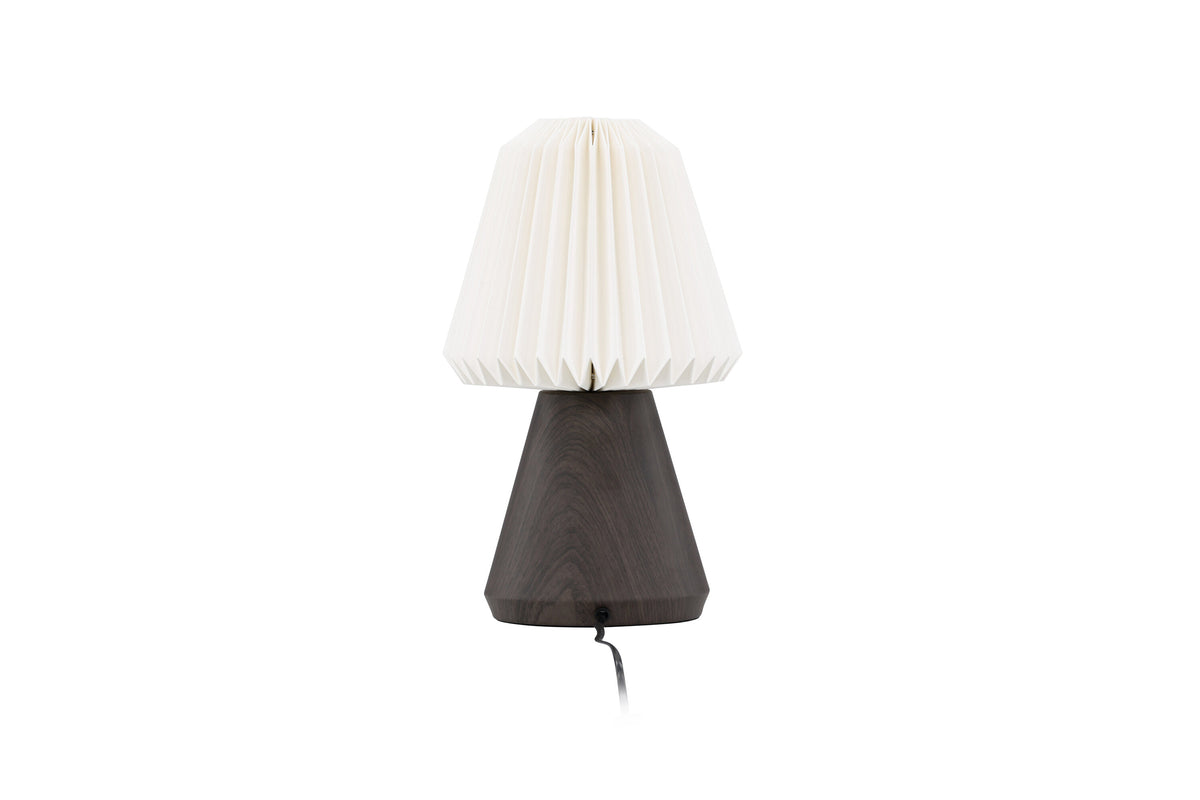 Fjällen bordlampe - Ø20 cm - valnøddefarvet, hvid - billede 7
