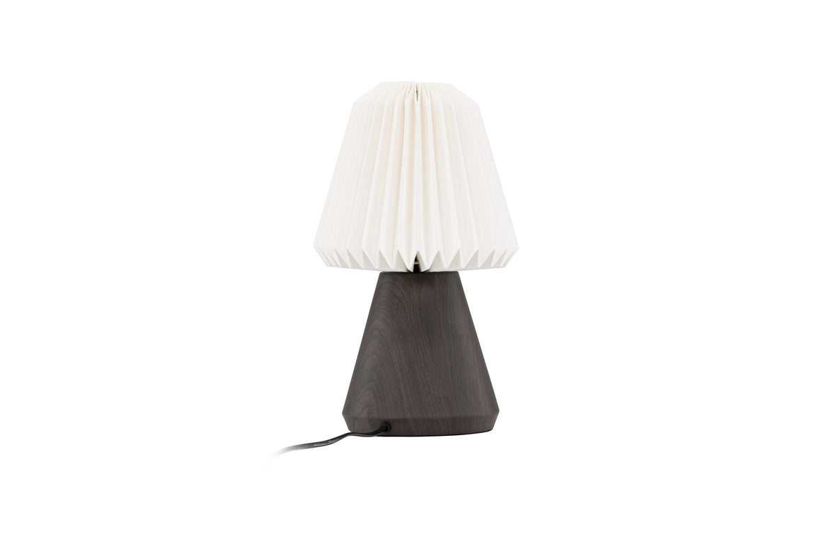 Fjällen bordlampe - Ø20 cm - valnøddefarvet, hvid - billede 8