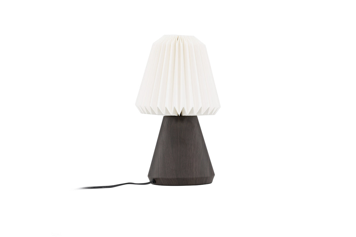 Fjällen bordlampe - Ø20 cm - valnøddefarvet, hvid - billede 9