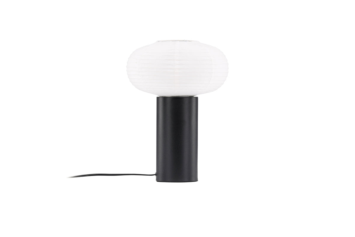 Hovfjället bordlampe - Ø13 cm - sort, hvid - billede 1