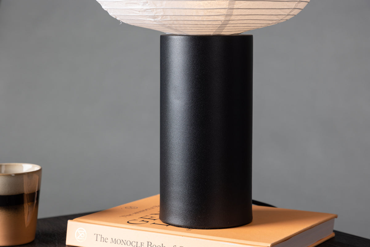 Hovfjället bordlampe - Ø13 cm - sort, hvid - billede 16