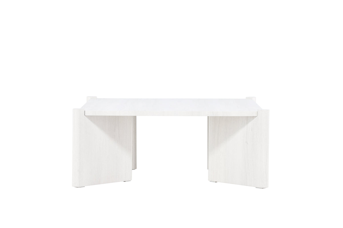 Rogaland sofabord - 100 × 100 cm - hvidpigmenteret - billede 10
