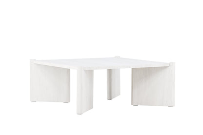 Rogaland sofabord - 100 × 100 cm - hvidpigmenteret - billede 3