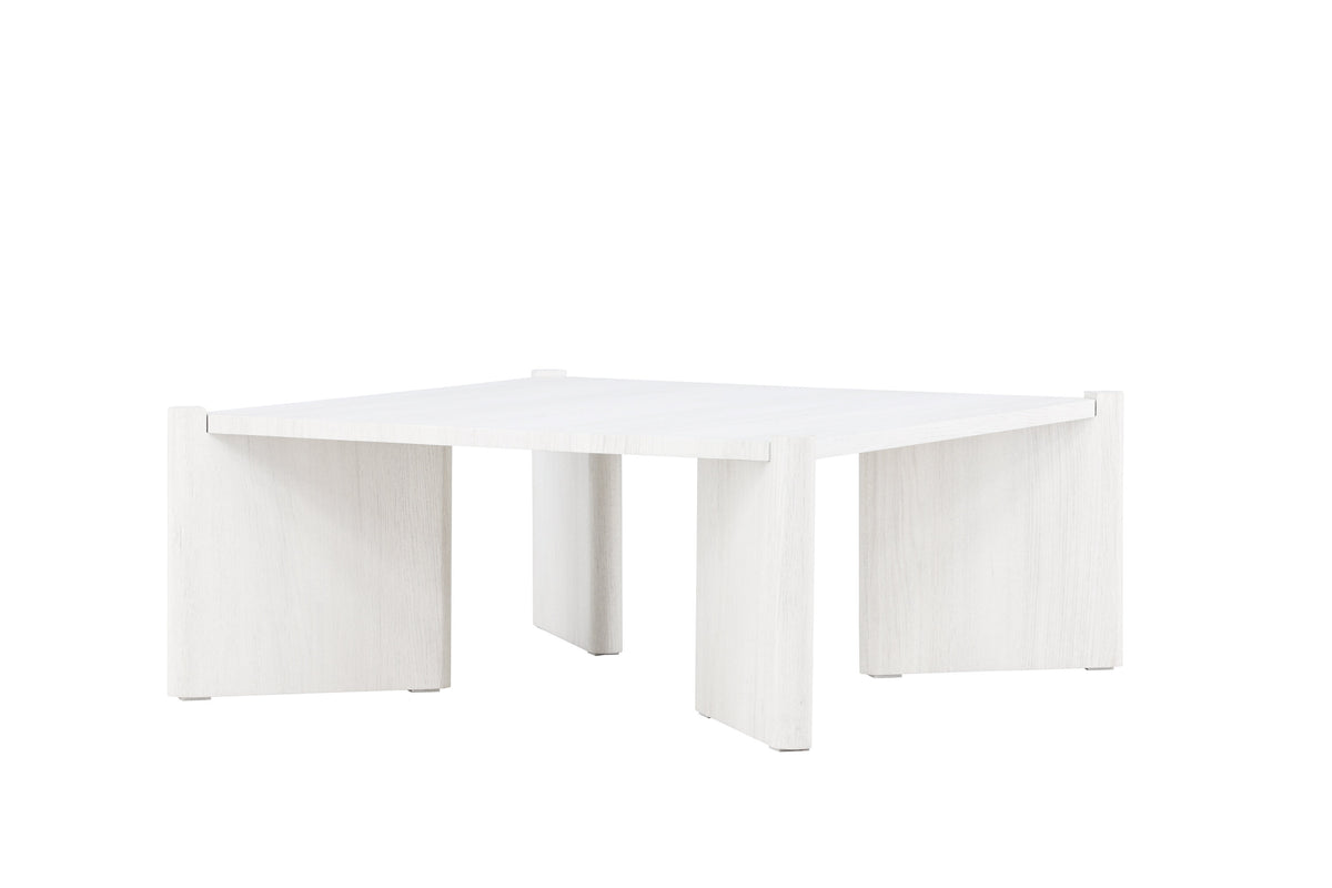 Rogaland sofabord - 100 × 100 cm - hvidpigmenteret - billede 5