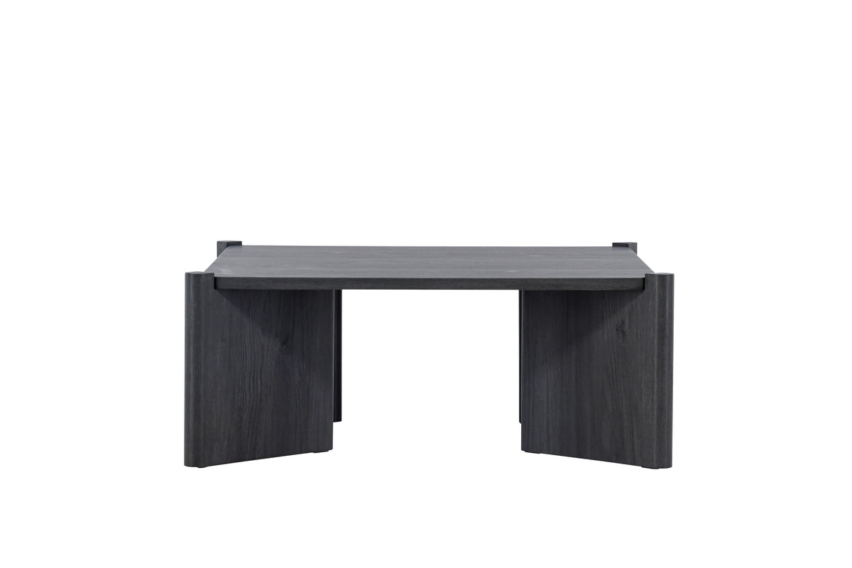 Rogaland sofabord - 100 × 100 cm - sort - billede 1
