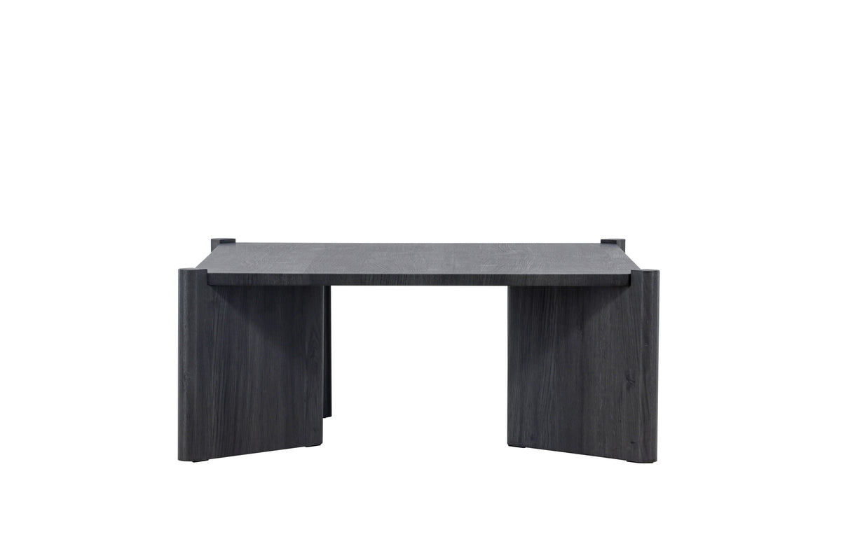 Rogaland sofabord - 100 × 100 cm - sort - billede 4