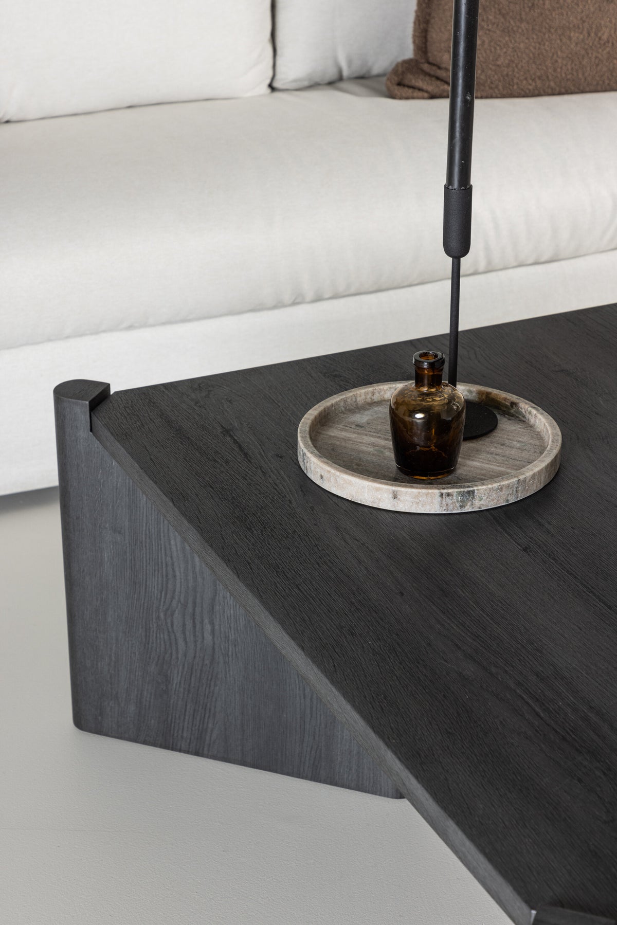 Rogaland sofabord - 100 × 100 cm - sort - billede 18