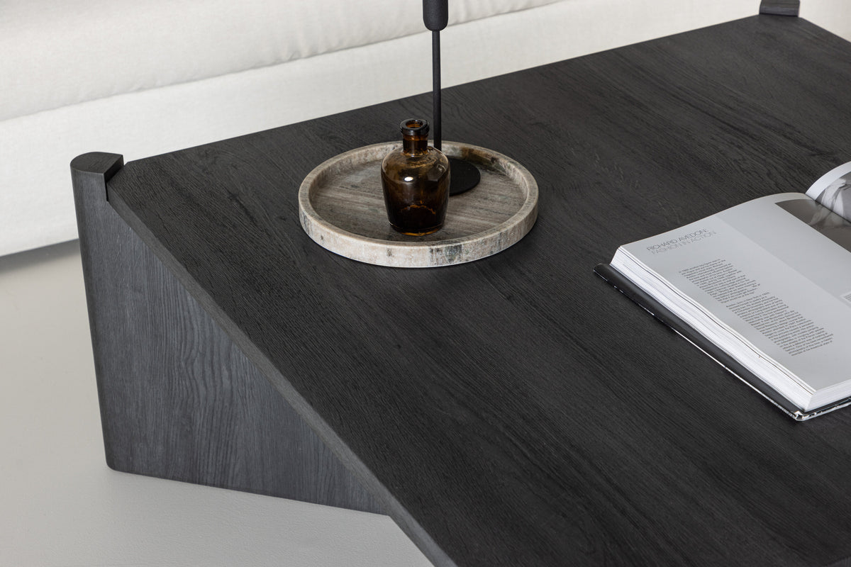 Rogaland sofabord - 100 × 100 cm - sort - billede 15