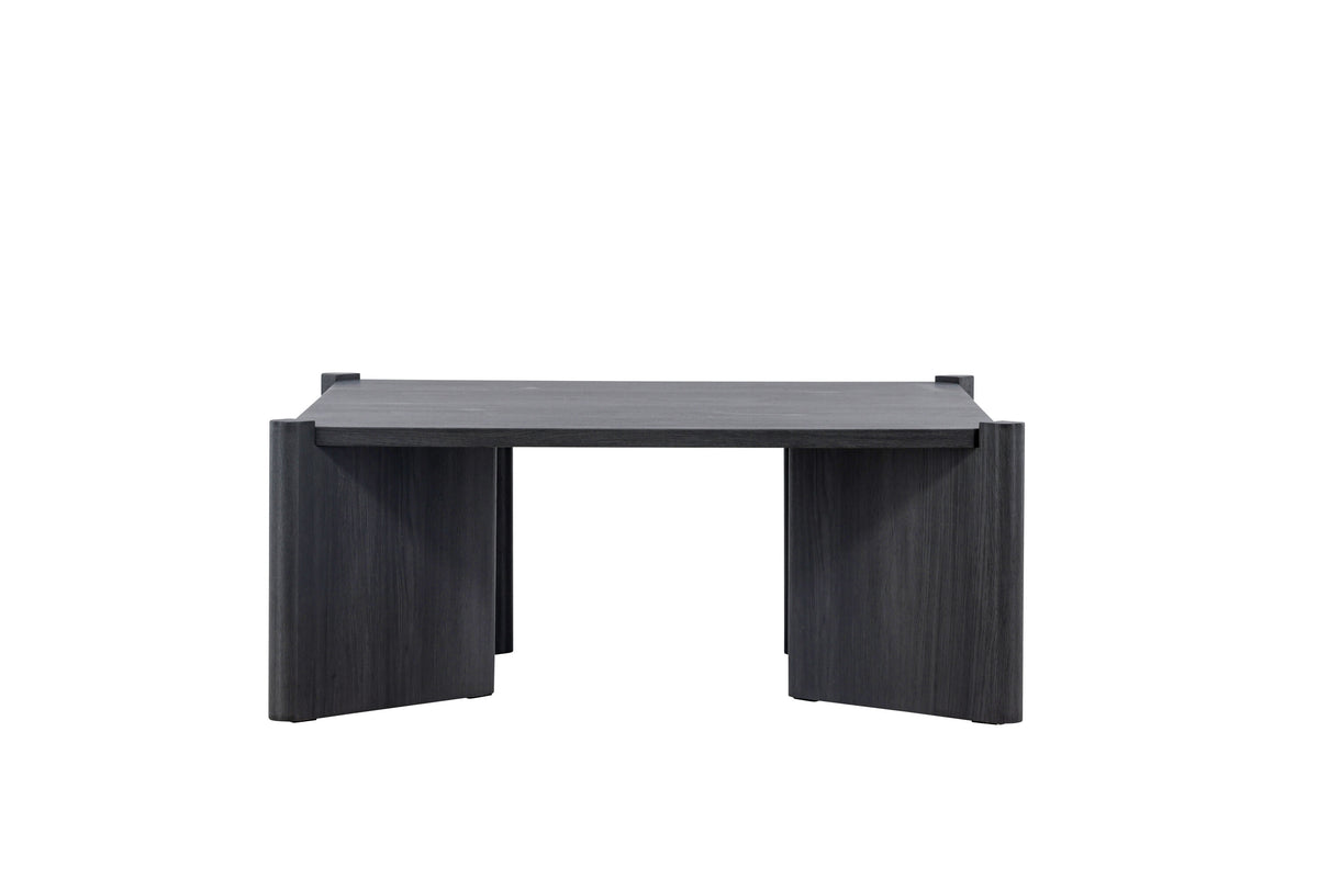 Rogaland sofabord - 100 × 100 cm - sort - billede 7