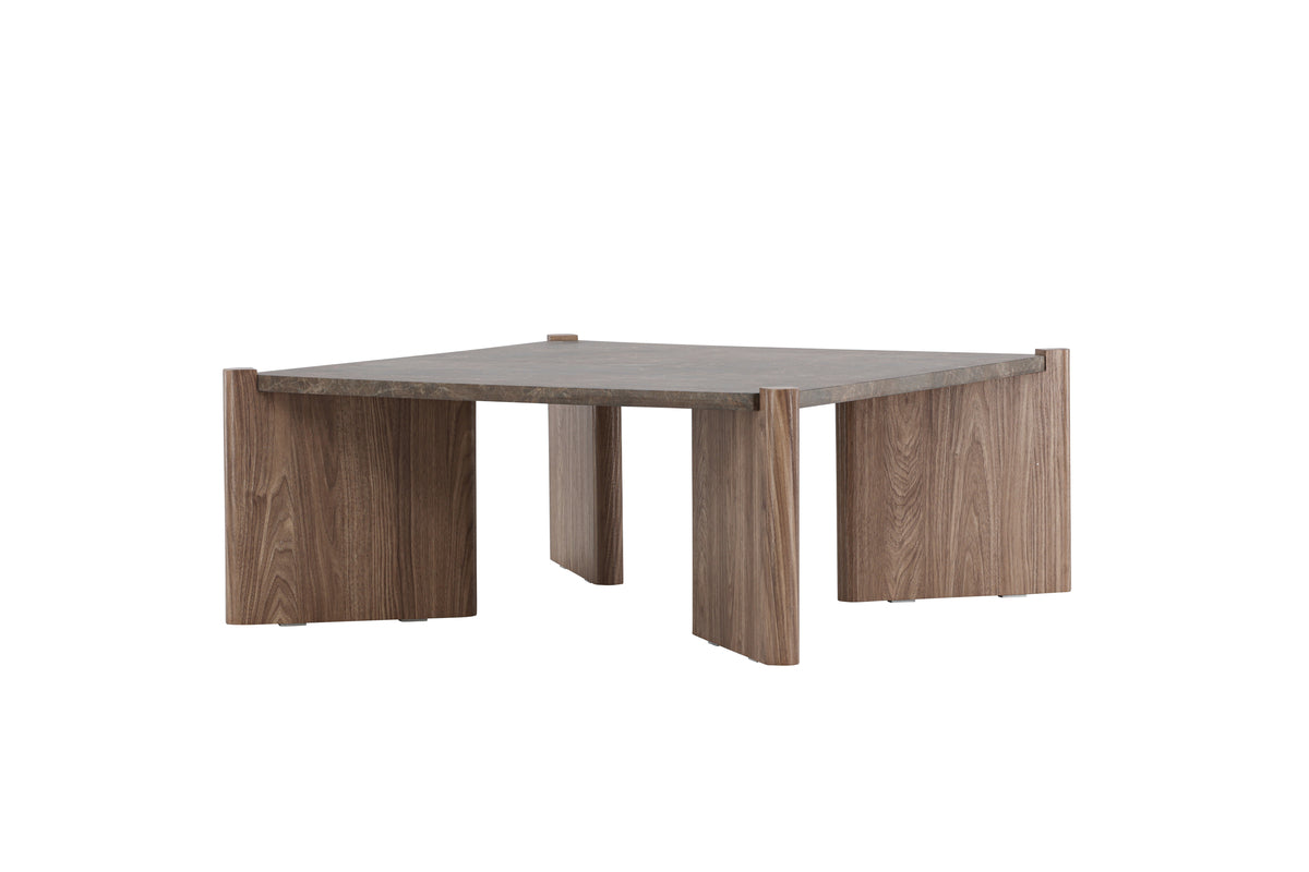 Rogaland Sofabord 100 x 100 Brun