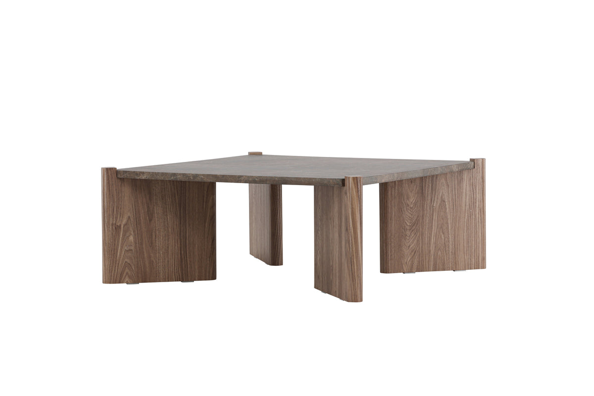Rogaland sofabord - 100 × 100 cm - brun - billede 11
