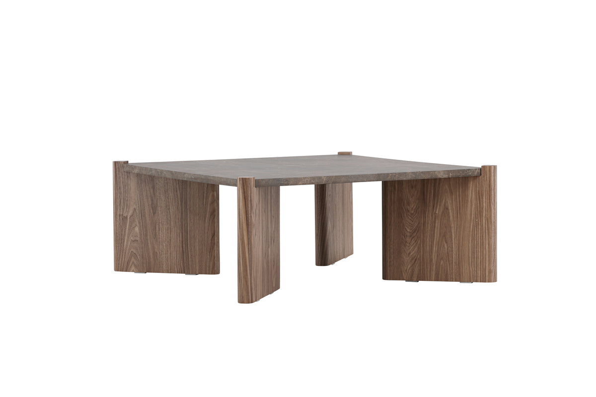 Rogaland Sofabord 100 x 100 Brun