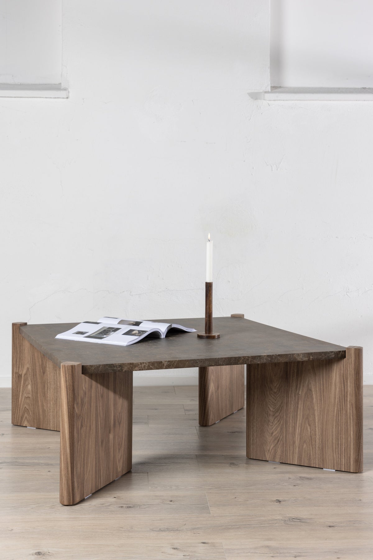 Rogaland sofabord - 100 × 100 cm - brun - billede 17