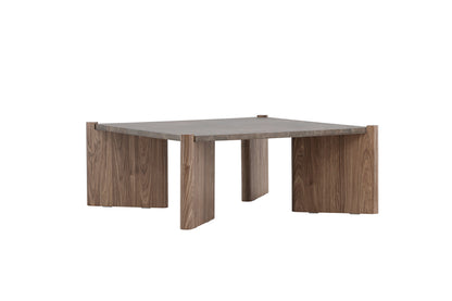 Rogaland sofabord - 100 × 100 cm - brun - billede 3