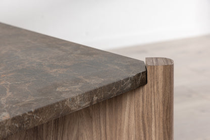Rogaland Sofabord 100 x 100 Brun