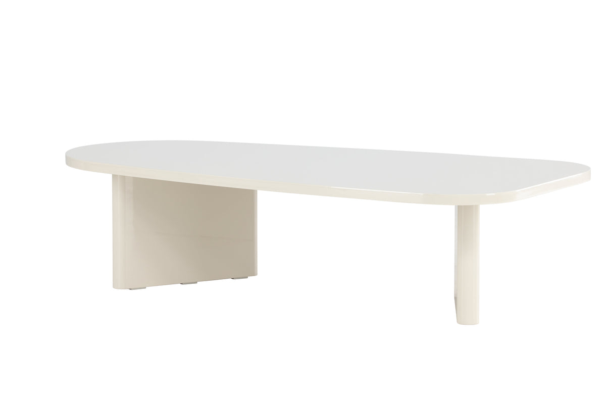 Grönvik sofabord - 130 × 65 cm - beige - billede 2