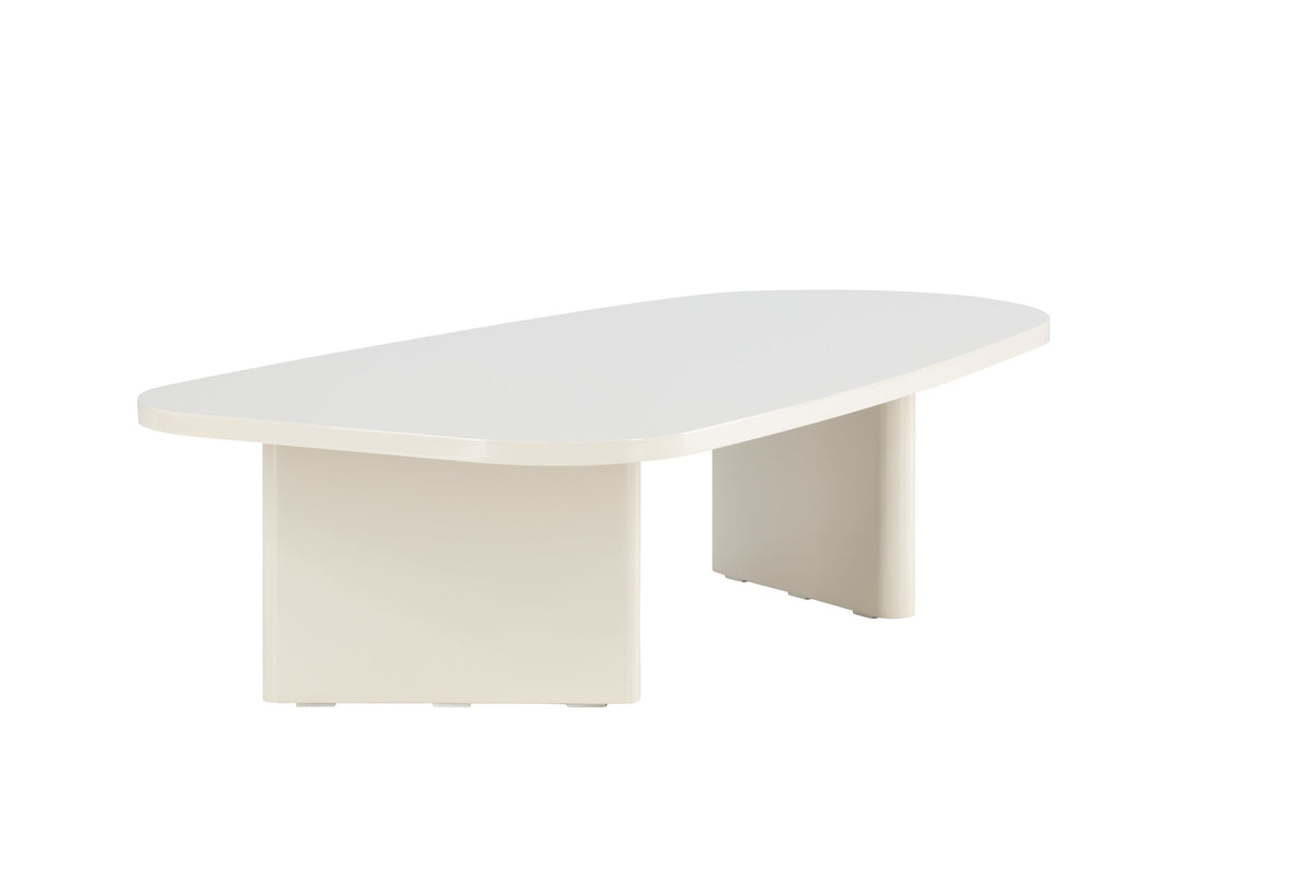 Grönvik sofabord - 130 × 65 cm - beige - billede 5