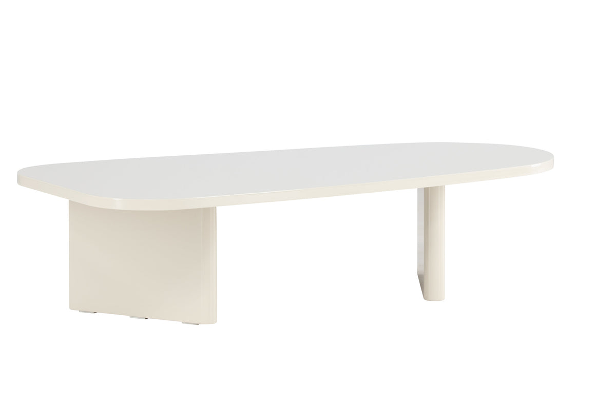 Grönvik sofabord - 130 × 65 cm - beige - billede 6