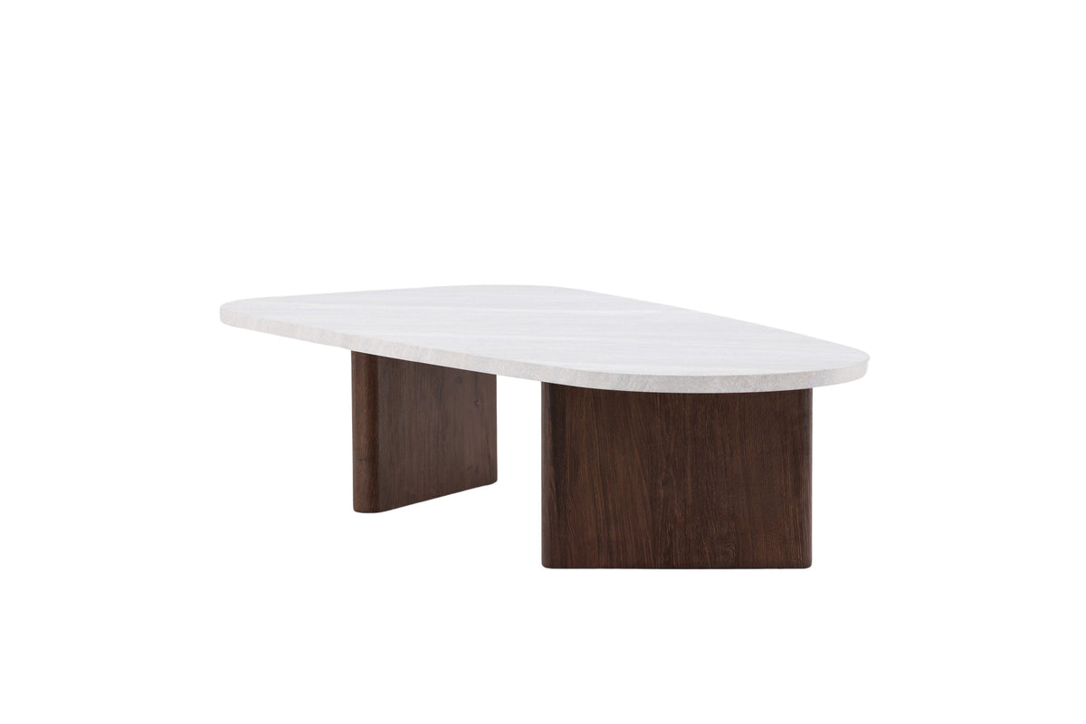 Grönvik sofabord - 130 × 65 cm - mokka, lysegrå - billede 6