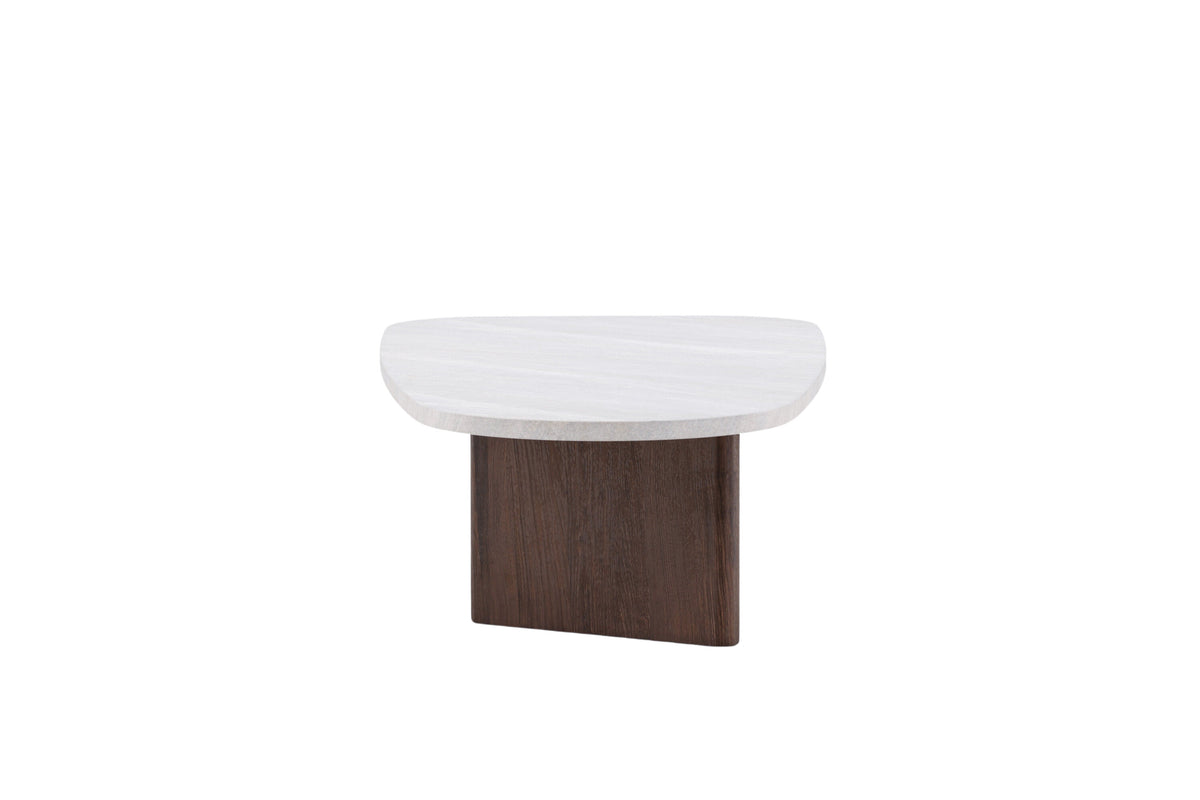 Grönvik sofabord - 130 × 65 cm - mokka, lysegrå - billede 7