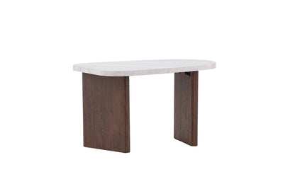Grönvik sidebord - 70 × 45 cm - lysegrå, grå, mokka - billede 3