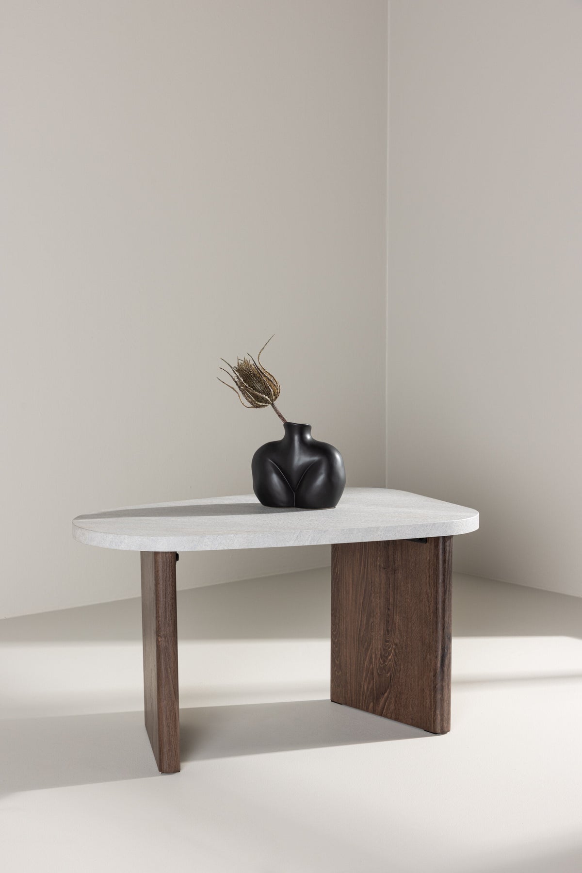 Grönvik sidebord - 70 × 45 cm - lysegrå, grå, mokka - billede 16