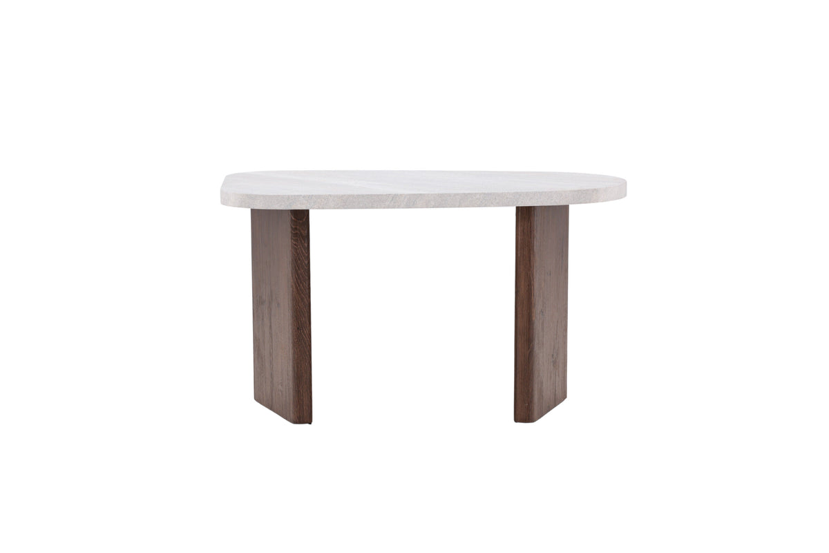 Grönvik sidebord - 70 × 45 cm - lysegrå, grå, mokka - billede 4