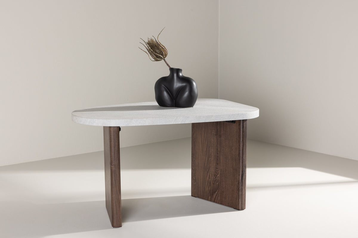 Grönvik sidebord - 70 × 45 cm - lysegrå, grå, mokka - billede 13