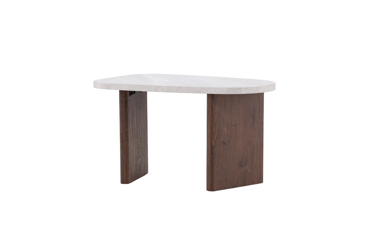 Grönvik sidebord - 70 × 45 cm - lysegrå, grå, mokka - billede 5