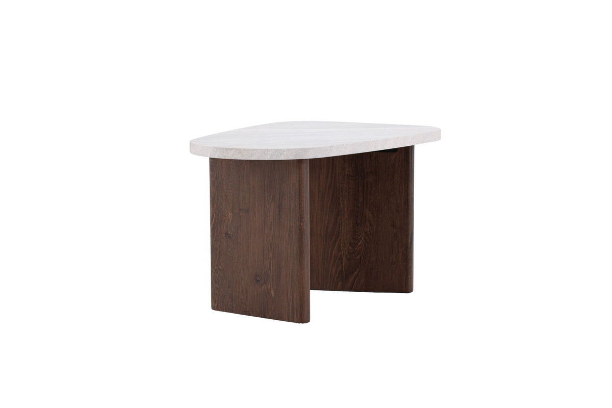 Grönvik sidebord - 70 × 45 cm - lysegrå, grå, mokka - billede 8